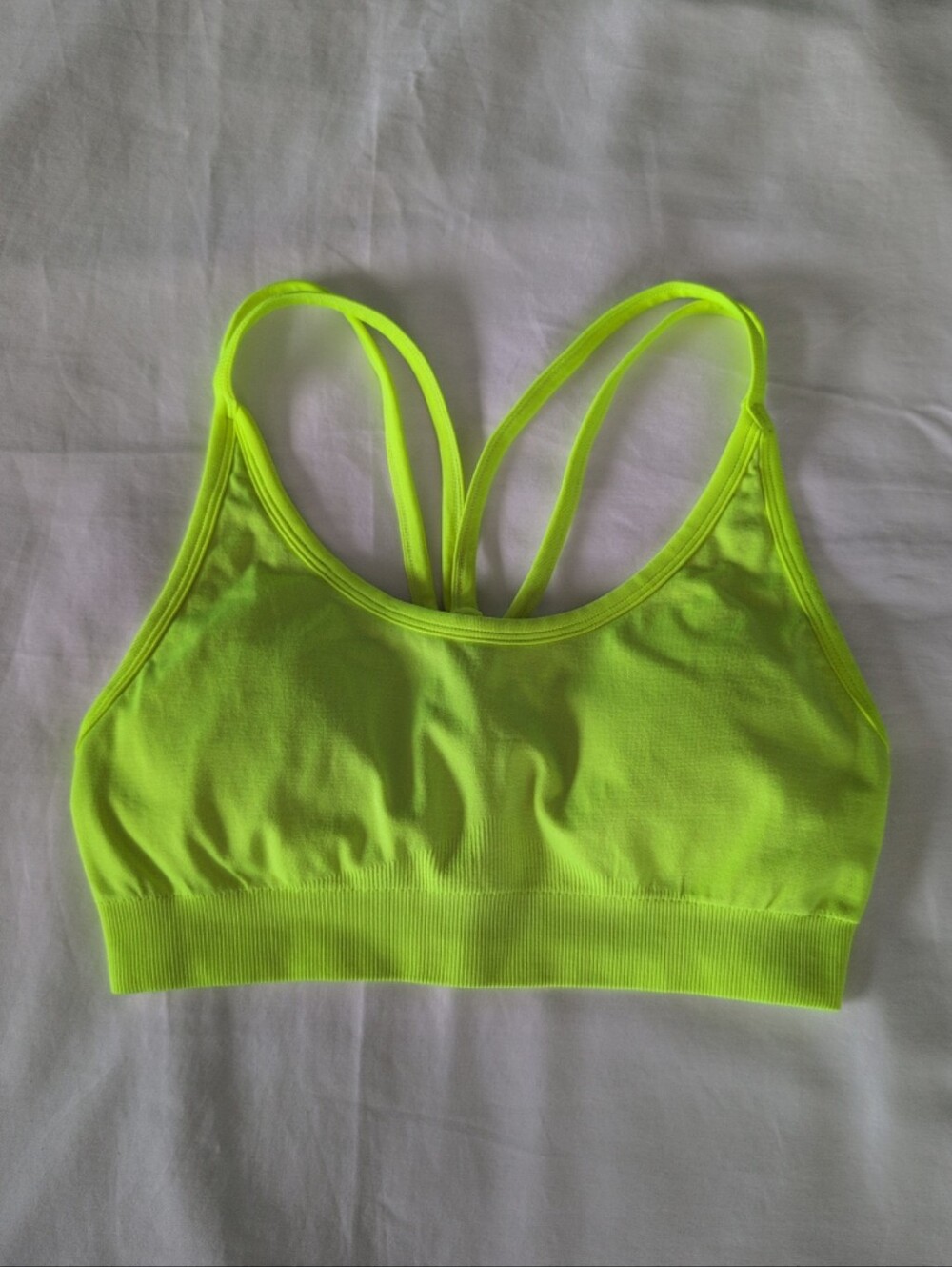 Fabletics Sports Bra -- LightSupport, Size XS, Neon Yellow